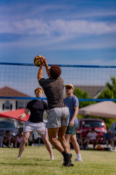 volleyball action photo
