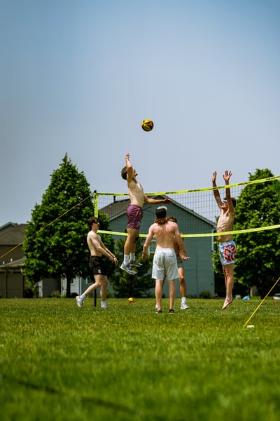 volleyball action photo