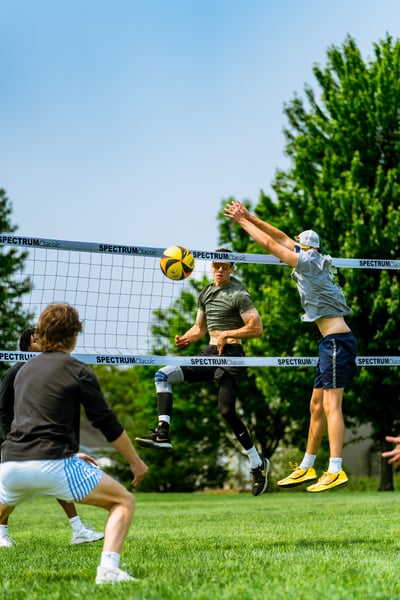 volleyball action photo