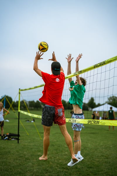 volleyball action photo