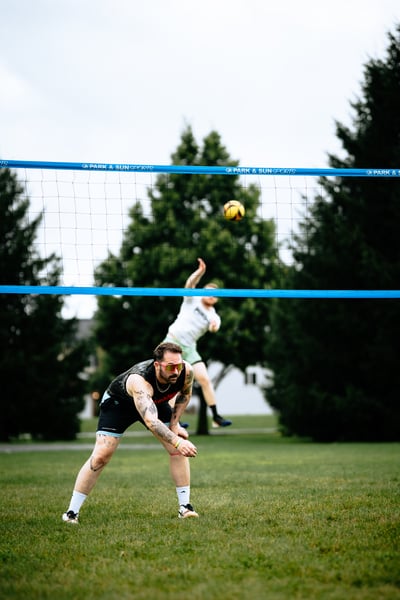 volleyball action photo