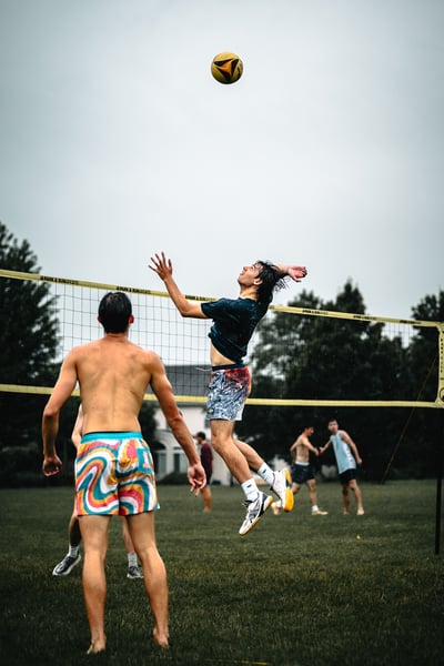 volleyball action photo