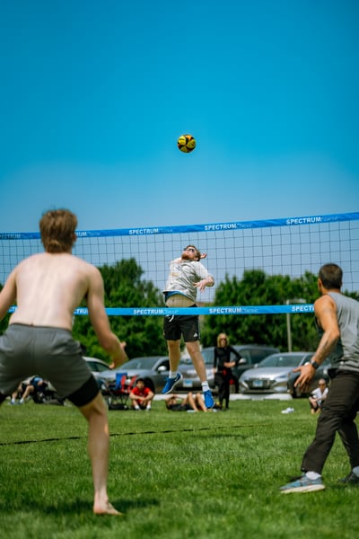 volleyball action photo