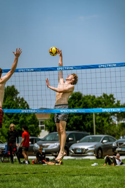 volleyball action photo