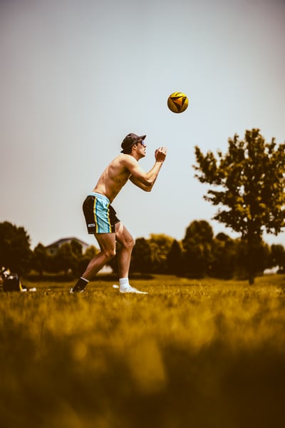 volleyball action photo