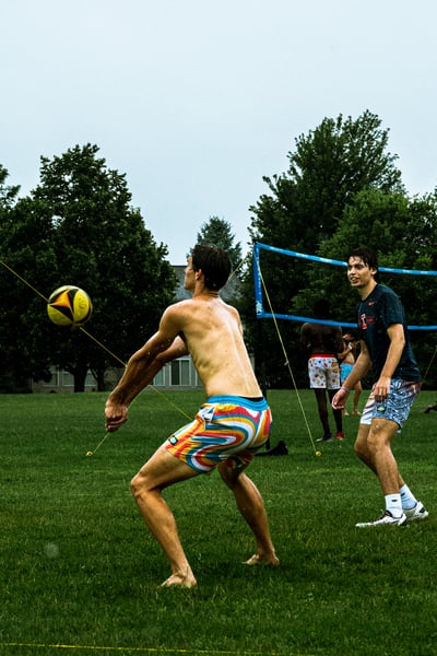 volleyball action photo