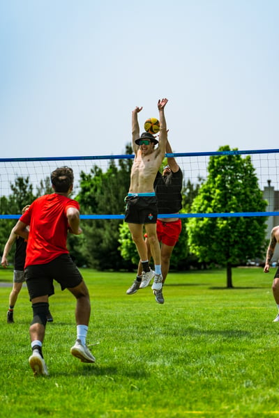 volleyball action photo