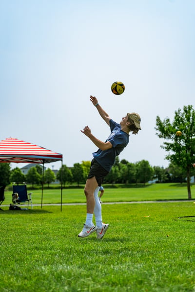 volleyball action photo