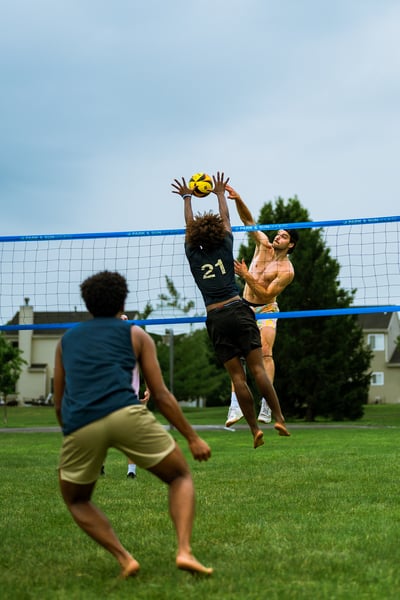 volleyball action photo