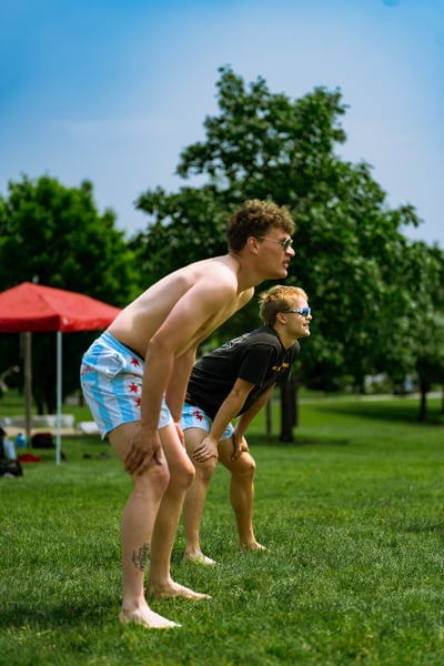volleyball action photo