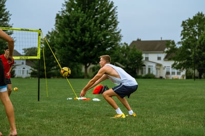 volleyball action photo