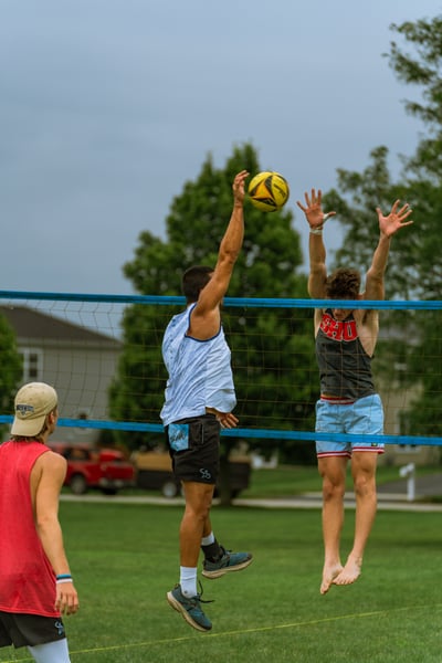 volleyball action photo