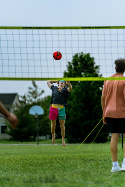 volleyball action photo
