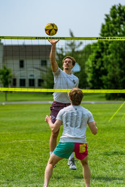 volleyball action photo
