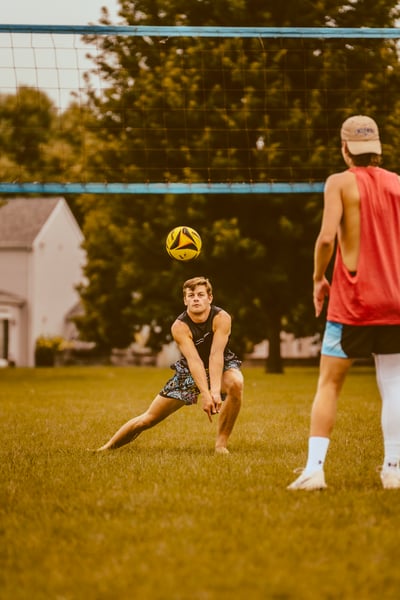 volleyball action photo