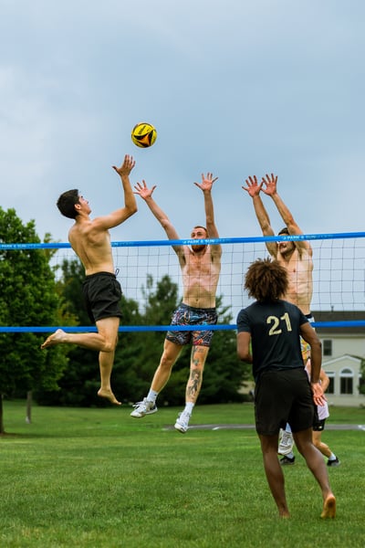 volleyball action photo
