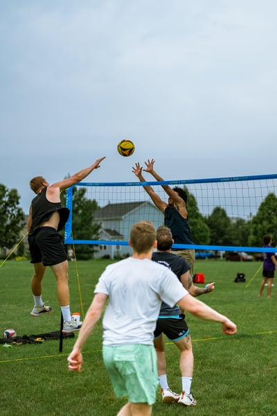 volleyball action photo