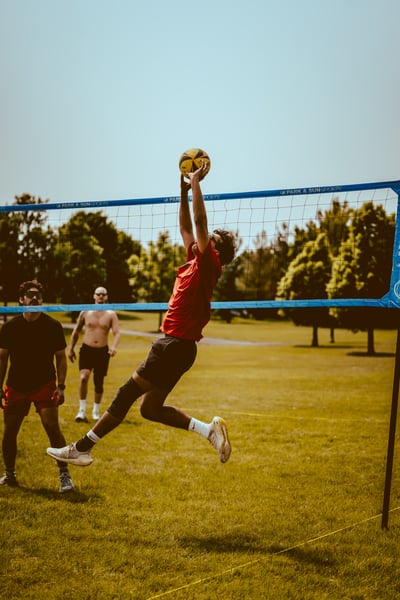 volleyball action photo