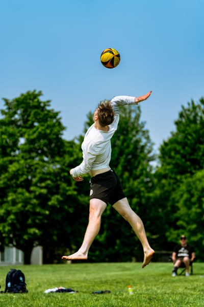 volleyball action photo