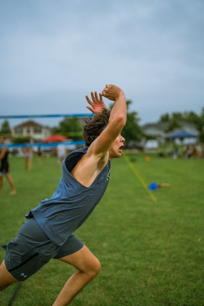 volleyball action photo