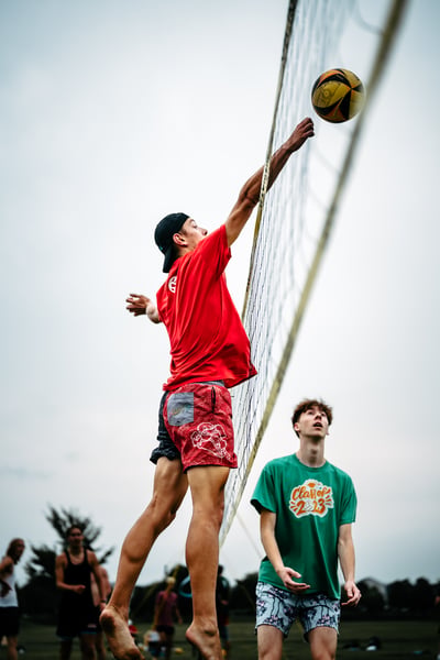 volleyball action photo