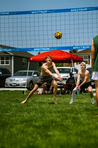 volleyball action photo