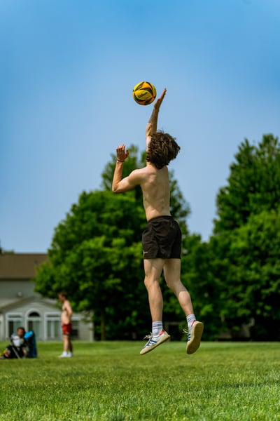 volleyball action photo