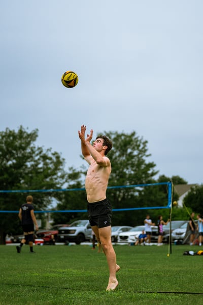 volleyball action photo