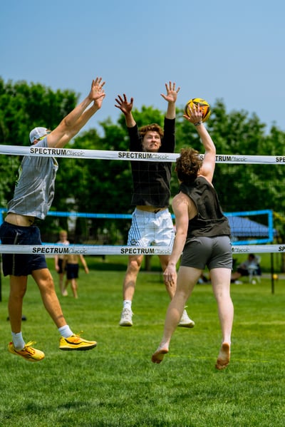 volleyball action photo