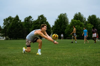 volleyball action photo