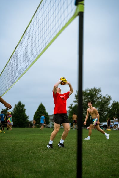 volleyball action photo