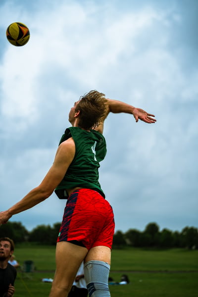 volleyball action photo