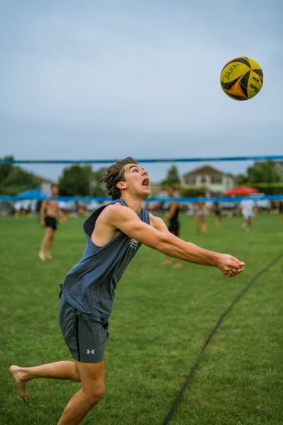 volleyball action photo