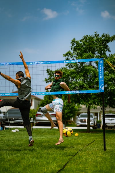 volleyball action photo