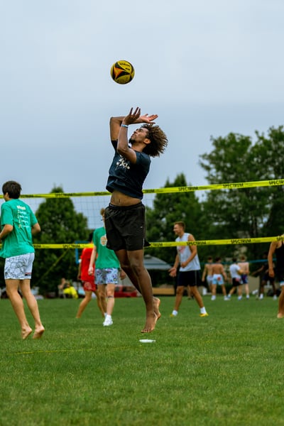 volleyball action photo