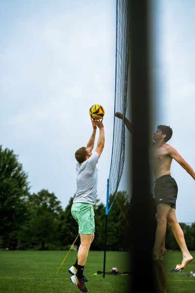 volleyball action photo