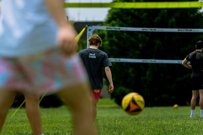 volleyball action photo
