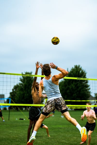volleyball action photo