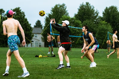 volleyball action photo