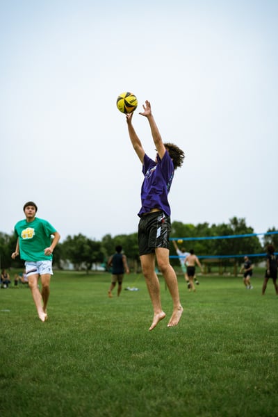 volleyball action photo