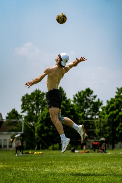 volleyball action photo