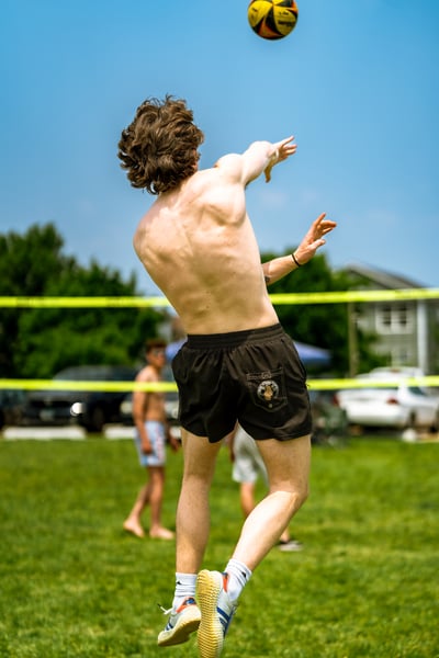 volleyball action photo