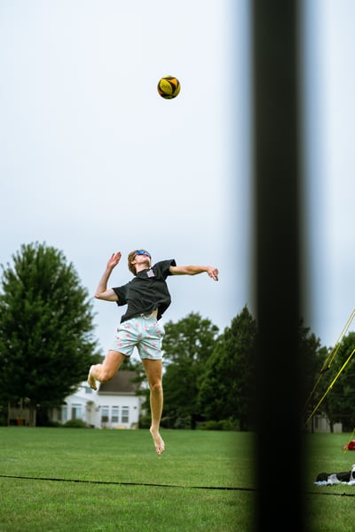 volleyball action photo