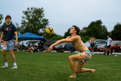 volleyball action photo