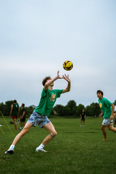 volleyball action photo