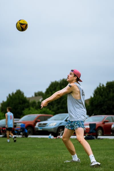 volleyball action photo
