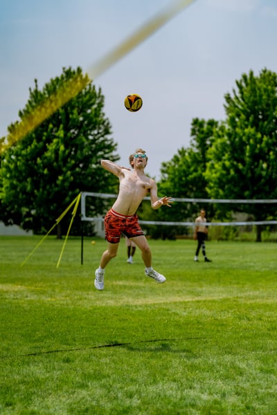 volleyball action photo