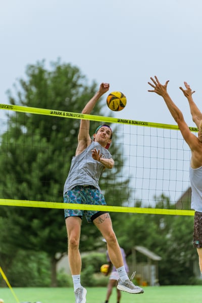 volleyball action photo