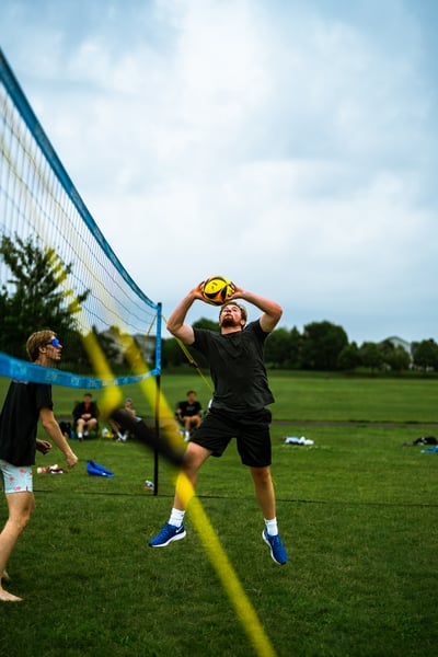 volleyball action photo