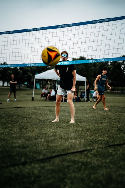 volleyball action photo